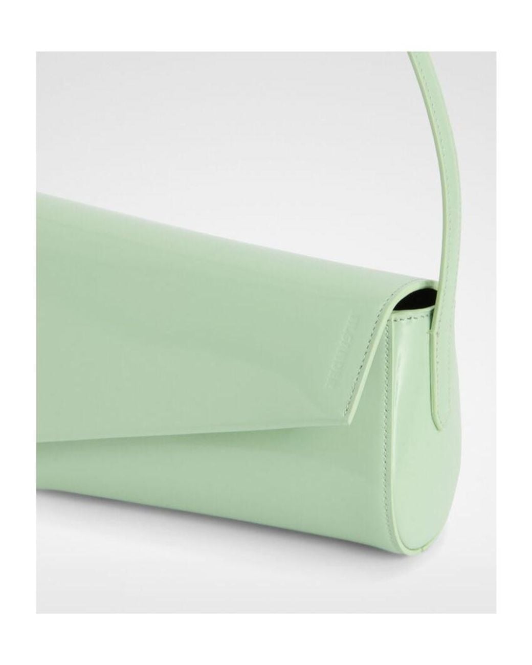 Jil Sander Green Kante Flap Shoulder