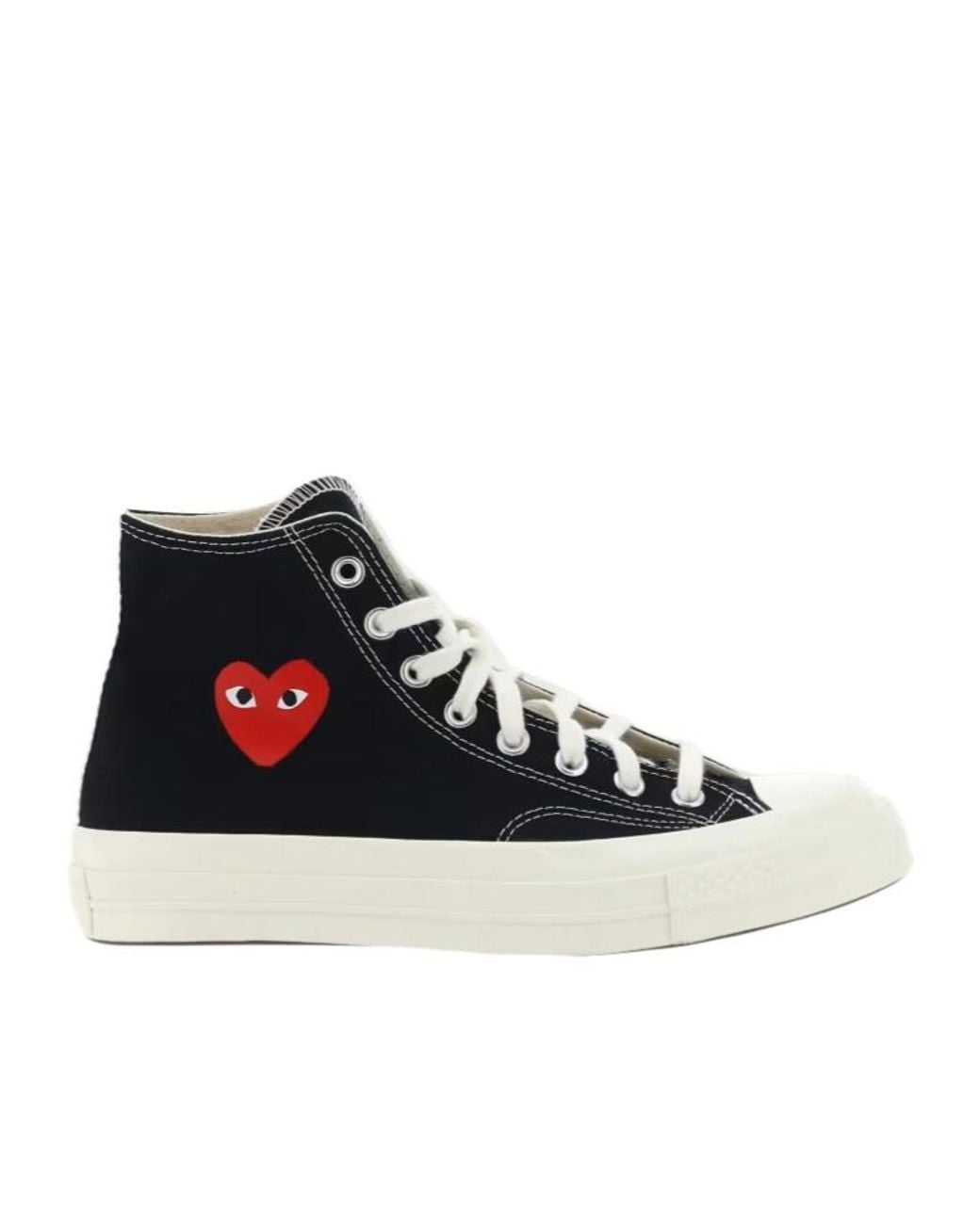 COMME DES GARÇONS PLAY Black Play High-top Sneakers for men