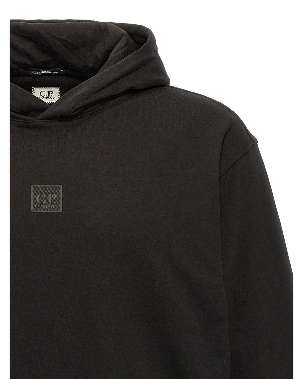 C P Company Black Metropolis Series Pullover for men