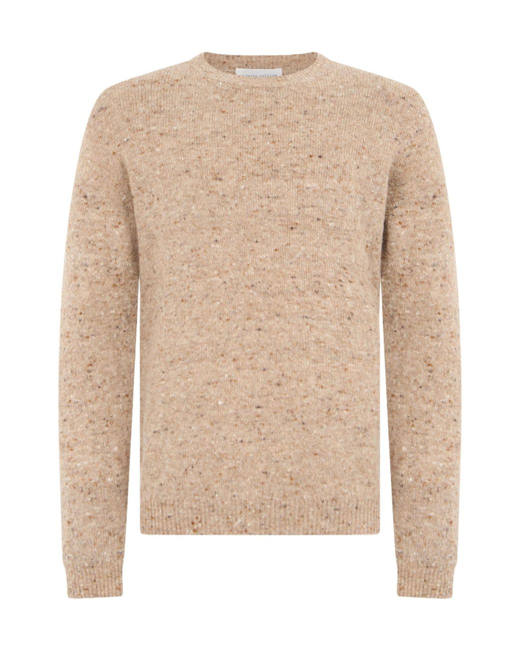 Roberto Collina Natural Crew-Neck Sweater for men