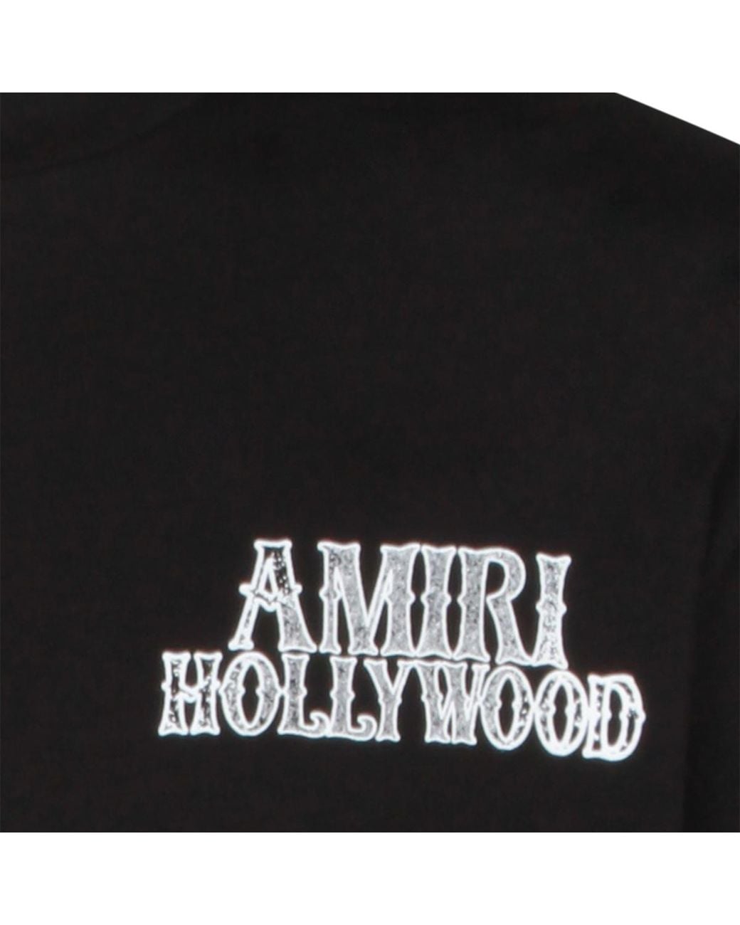Amiri Black T-Shirt With Logo for men
