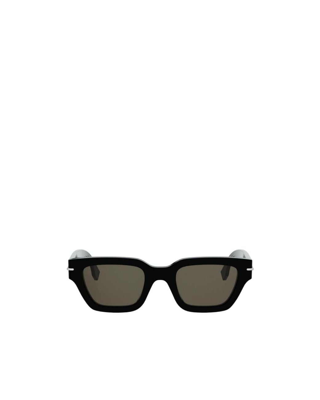 Fendi Black Eyewear Square Frame Sunglasses for men