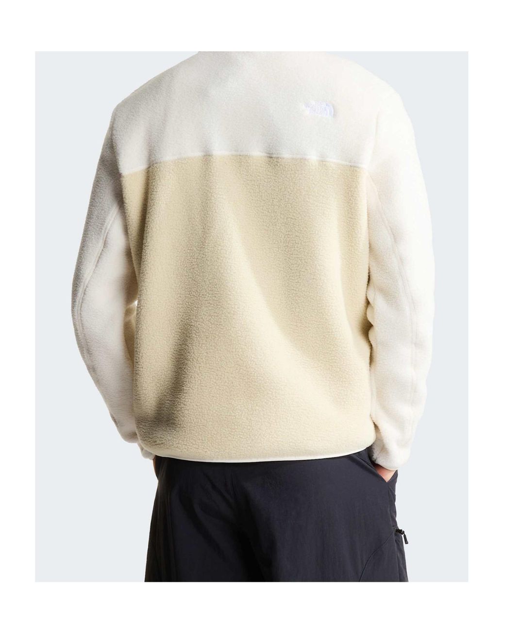 The North Face White Yumiori 1/4 Zip Fleece Jacket for men