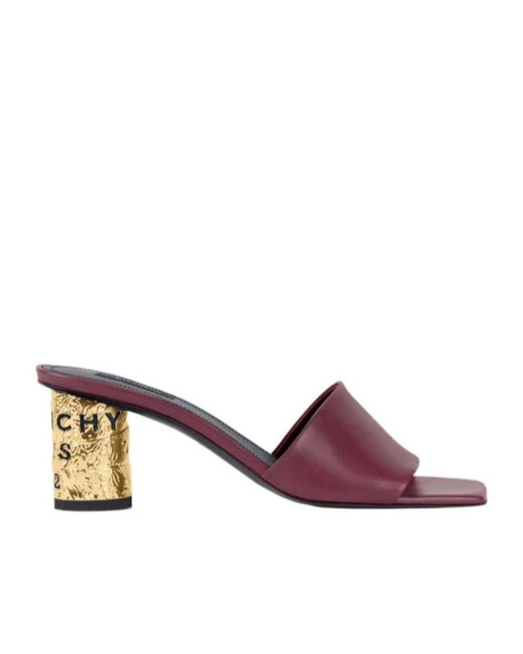 Givenchy Purple Tape Heeled Mules