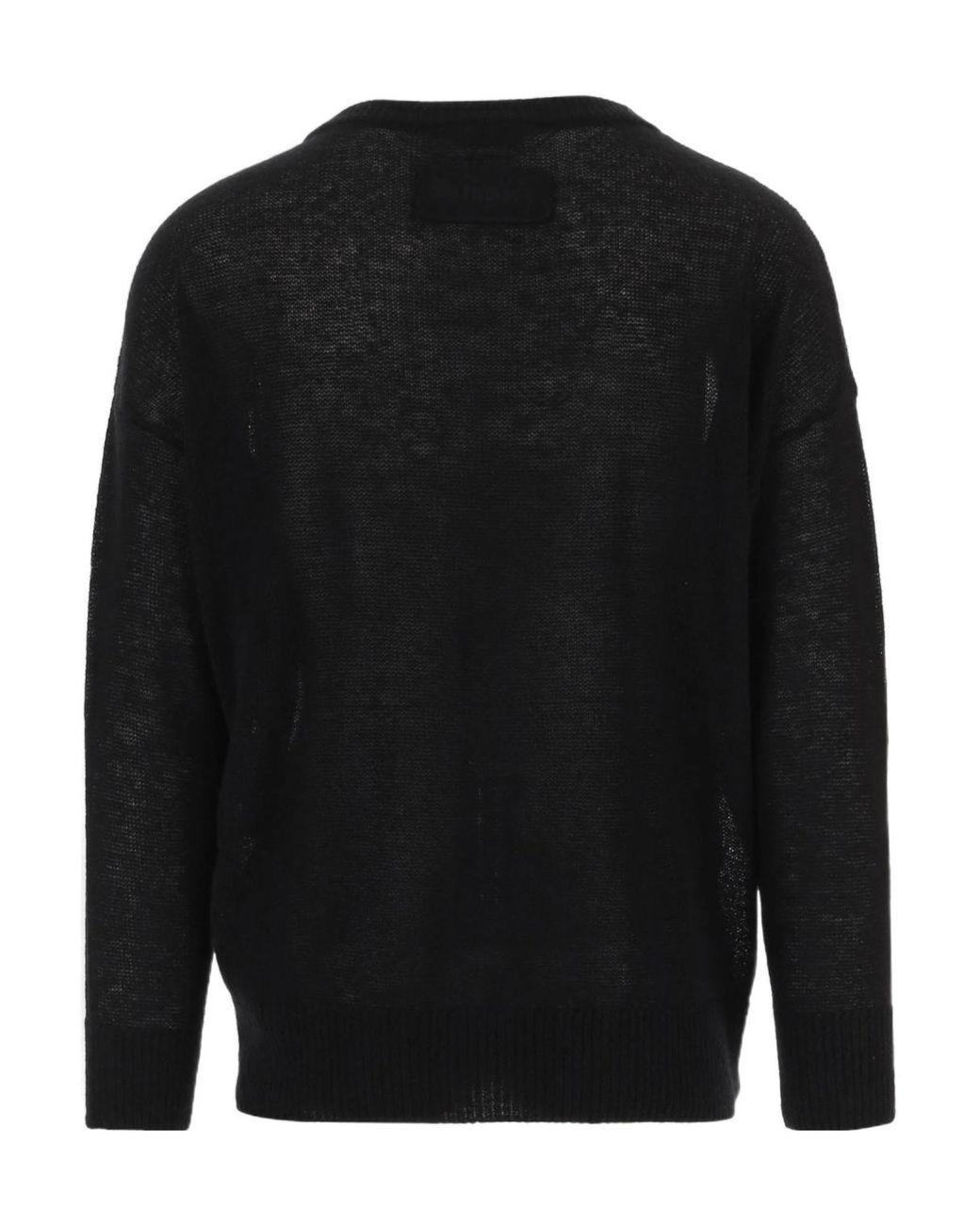 Balenciaga Black Relaxed-Fit Sweater