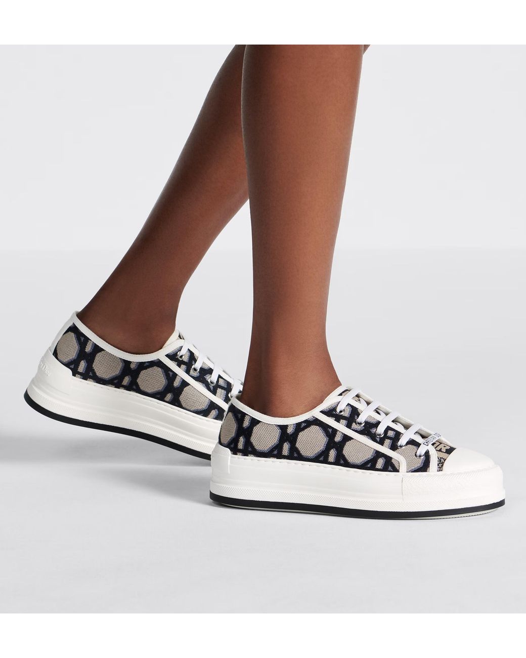Dior White Walk'N' Platform Sneaker