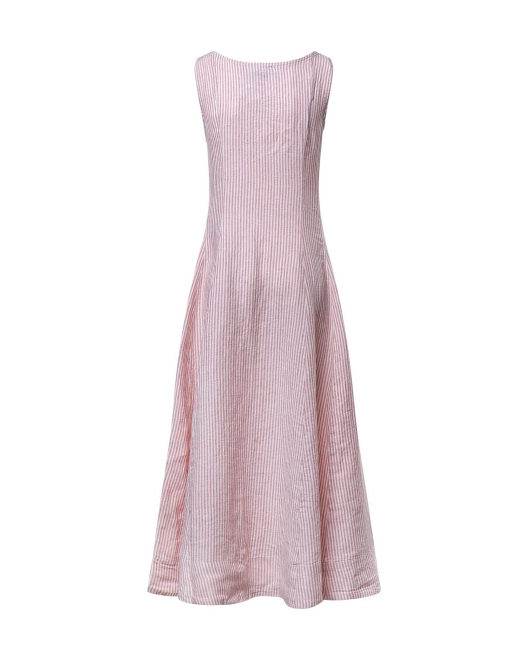 Polo Ralph Lauren Purple Striped Linen Dress