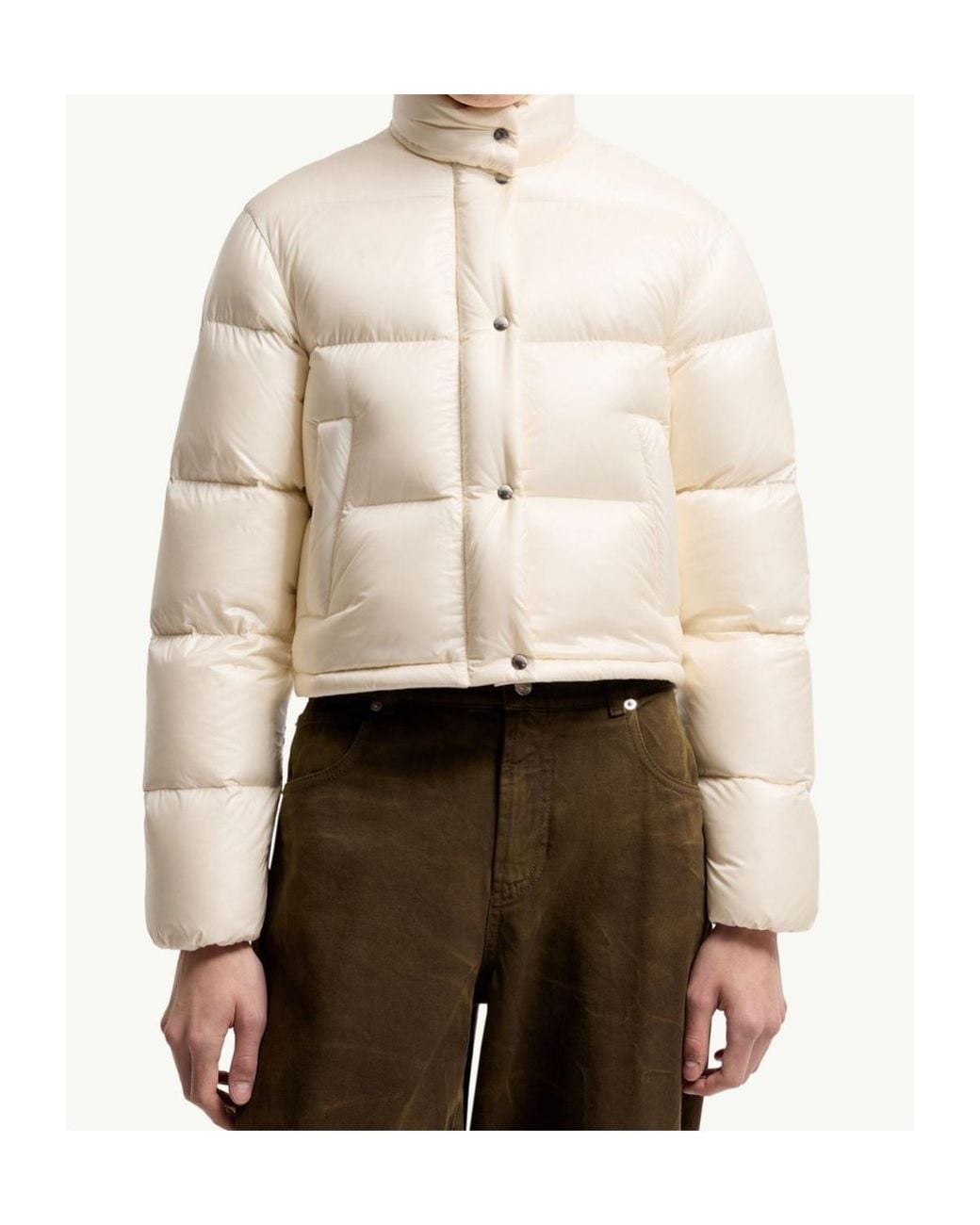 Moncler Natural Tepice Short Puffer Jacket