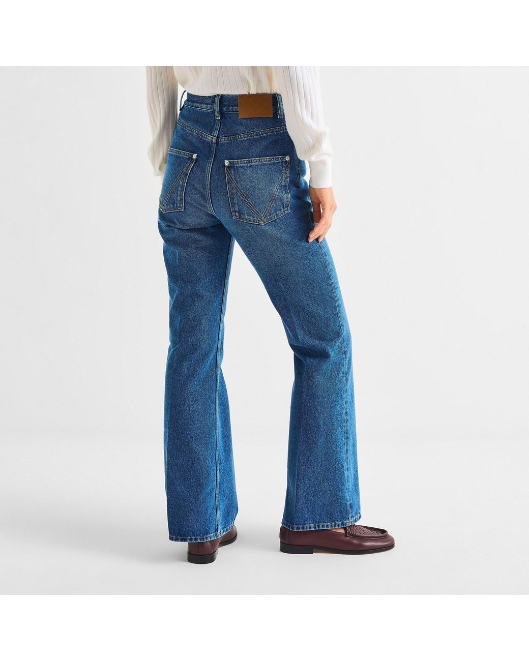 Bottega Veneta Blue Bootcut Jeans