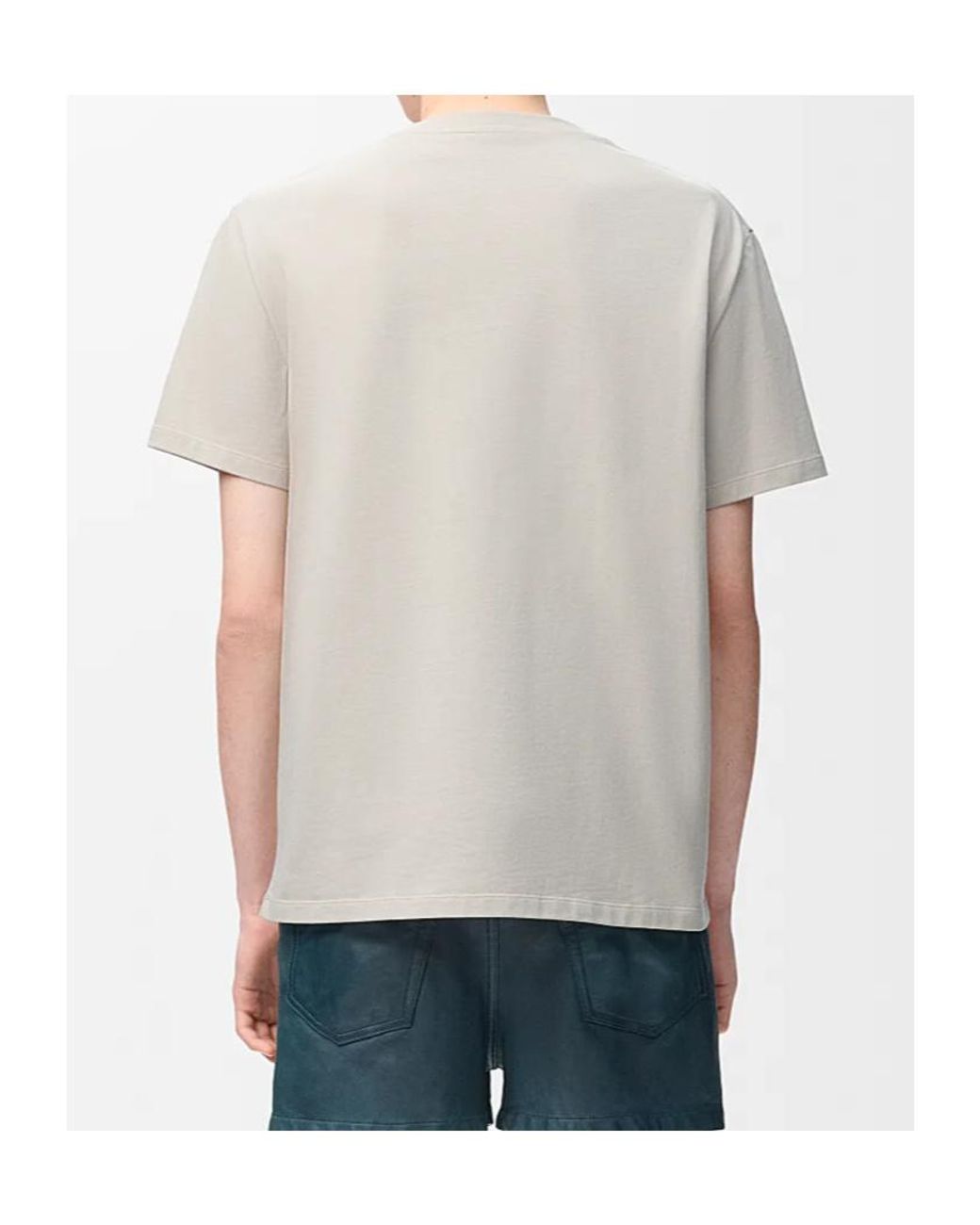 Loewe White Short-Sleeved T-Shirt for men