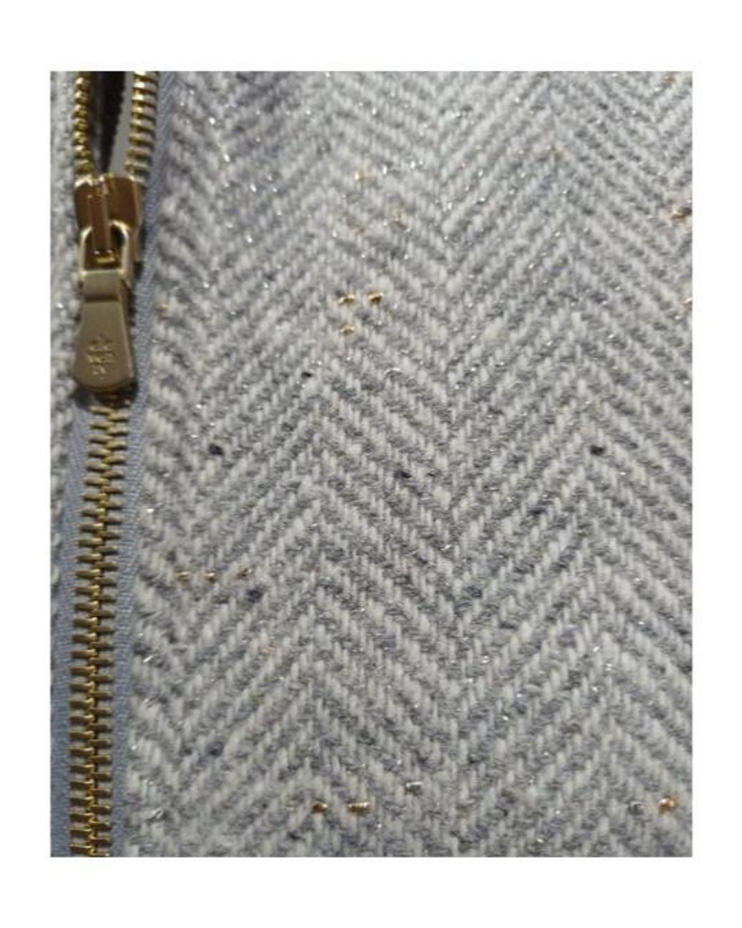 Eleventy Gray Herringbone-Pattern Single-Breasted Coat