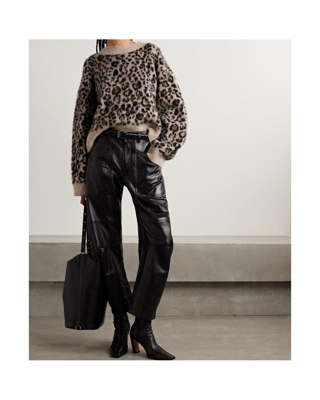 Nili Lotan Black Zamira Jacquard Sweater