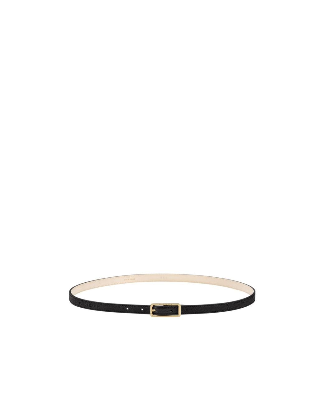Longchamp White Adjustable Waist Belt