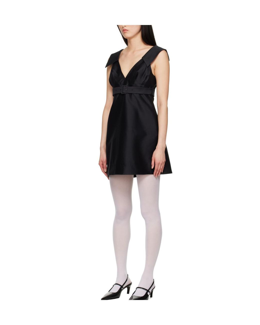 ShuShu/Tong Black Shushu/Tong A-Line Lapel