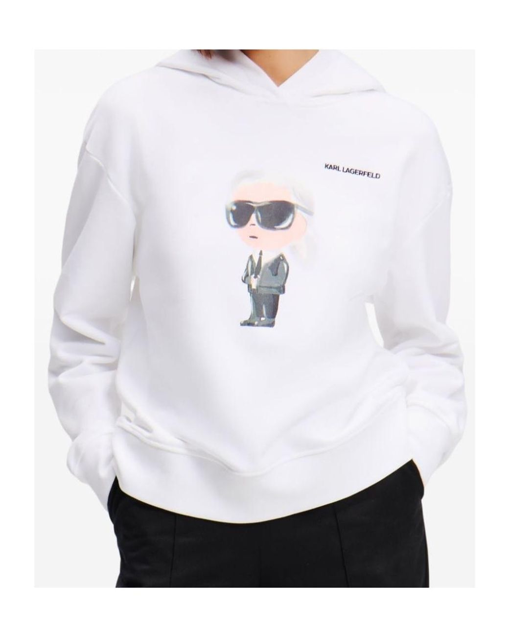 Karl Lagerfeld White N/S Park Shoulder Bag