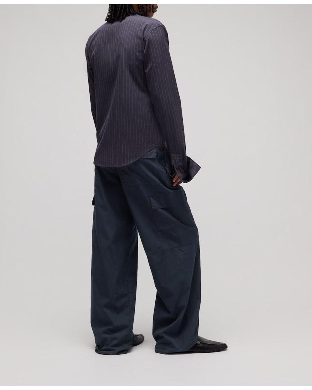 Gucci Blue Drawstring Cargo Pants for men