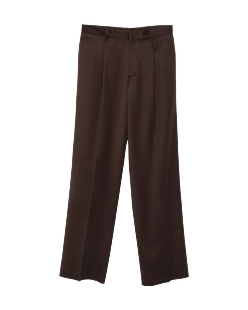 Lardini Brown Pleated Tailored Pants for men