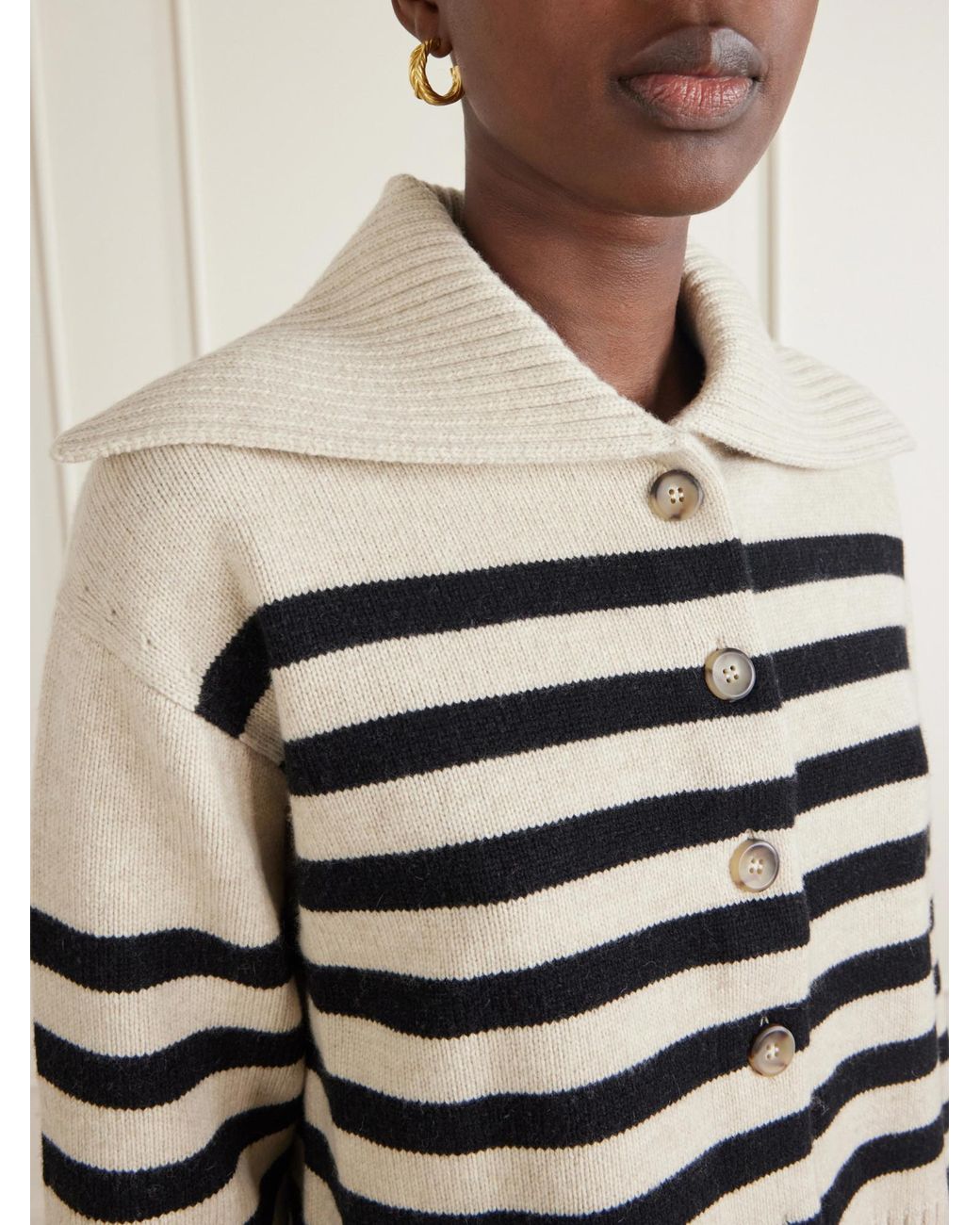 Altuzarra Multicolor Striped Wool-Blend Cardigan