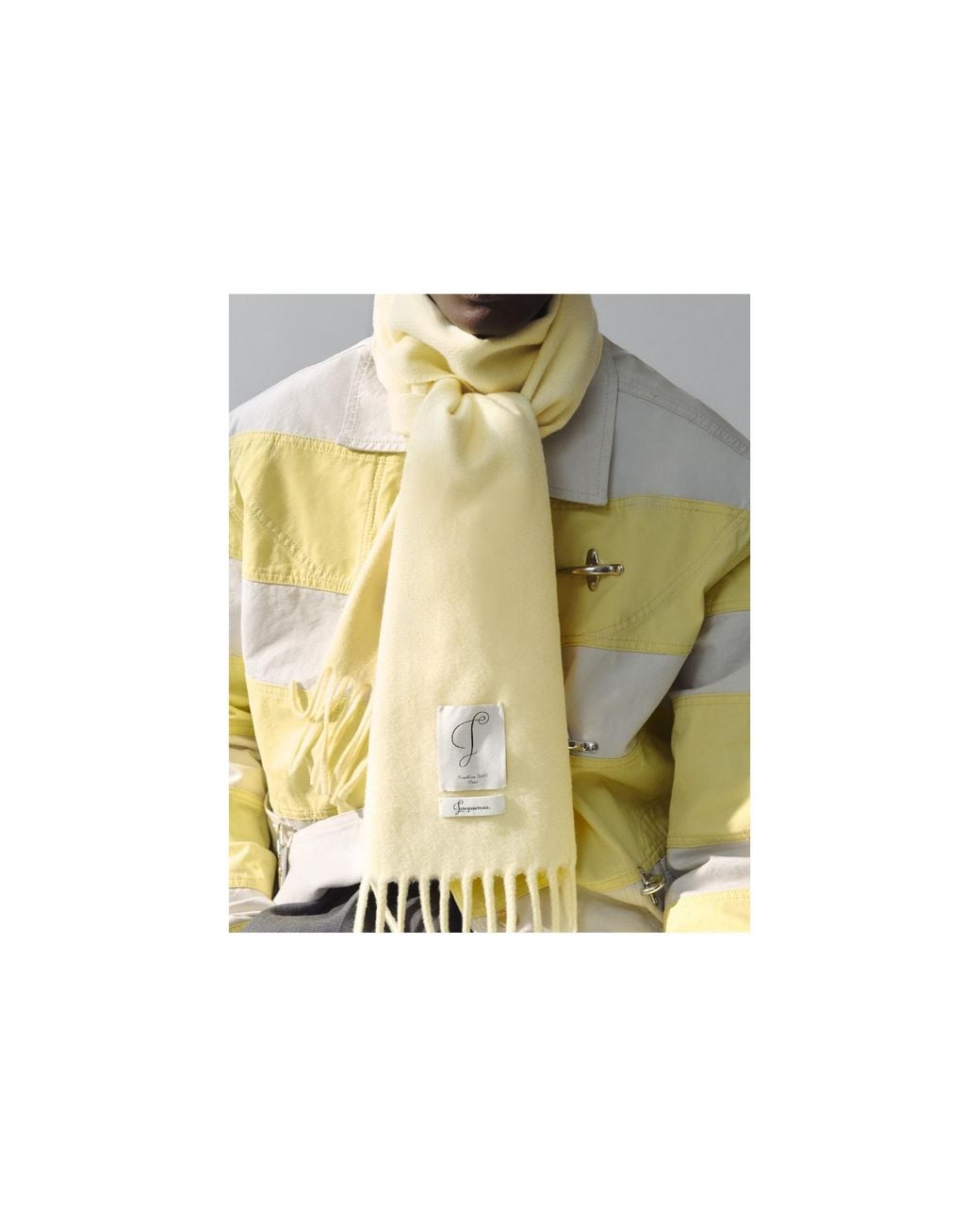 Jacquemus White The Cavallo Scarf
