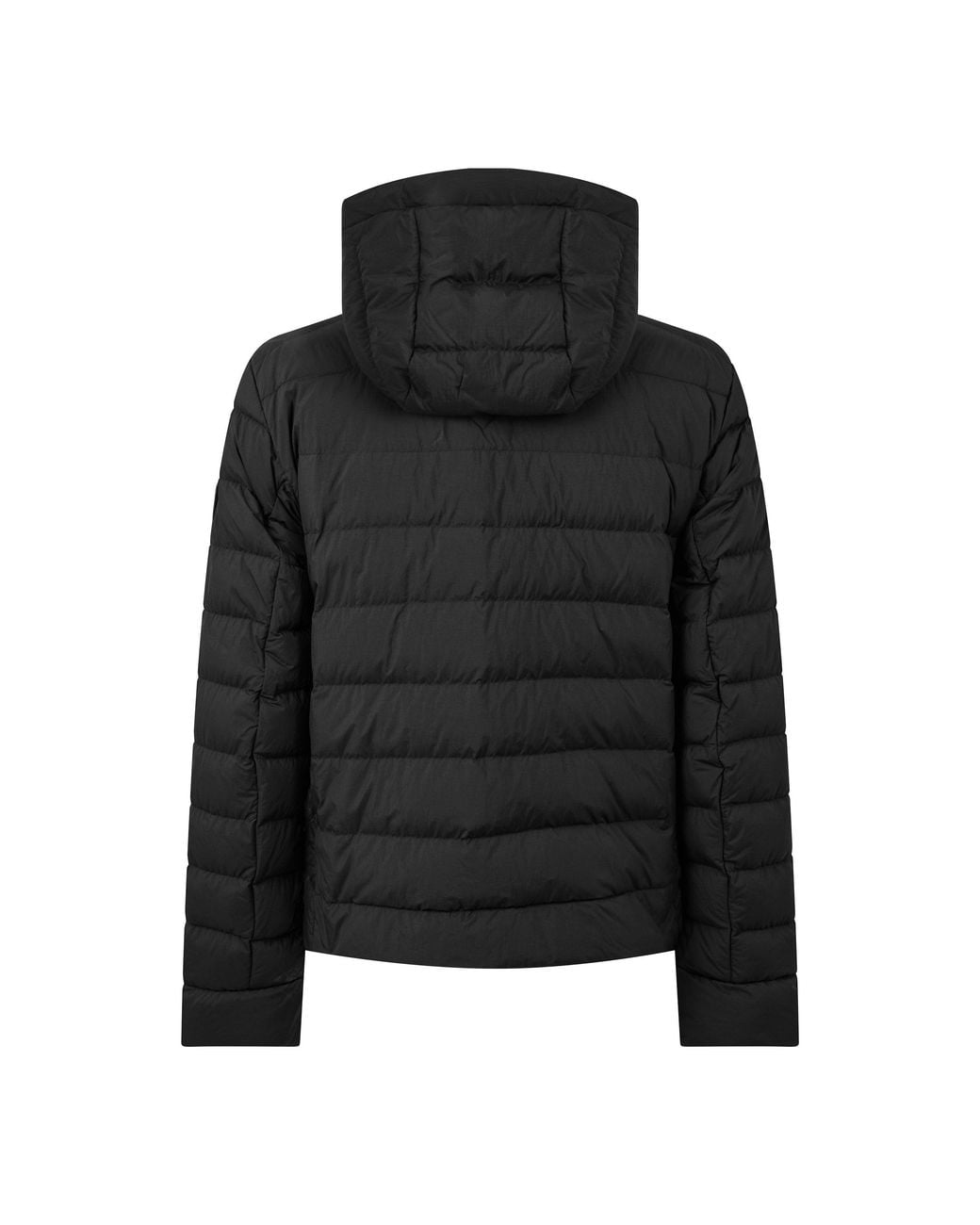 Canada Goose Black Hooded Horizontal Quilting Lightweight Down Jacket for men