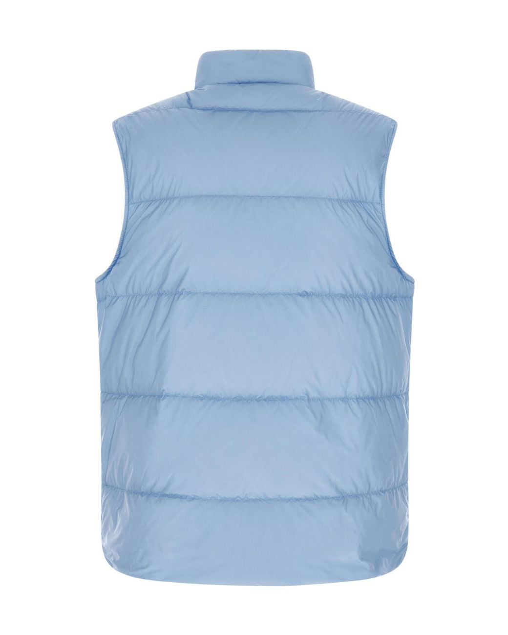Moncler Blue Tuquerouye Logo Patch Puffer Gilet for men