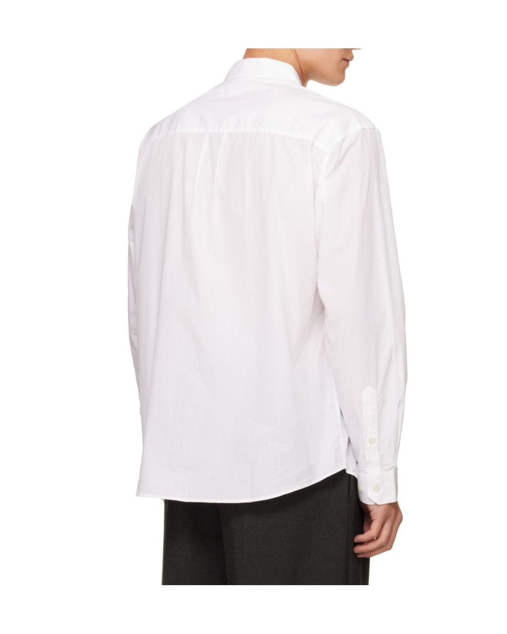 mfpen White Auditorium Relaxed Shirt for men