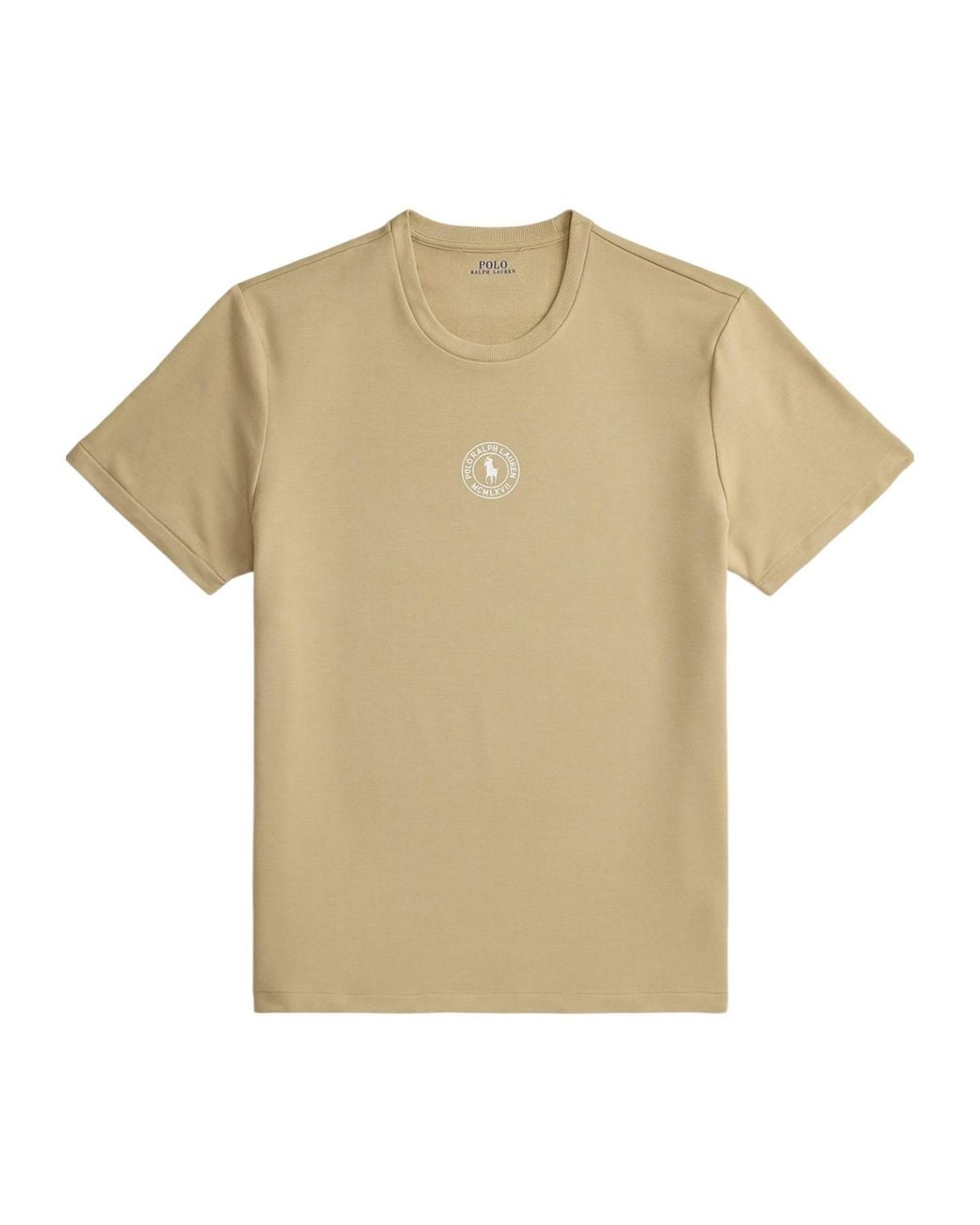 Polo Ralph Lauren Natural Puck Logo T-Shirt for men