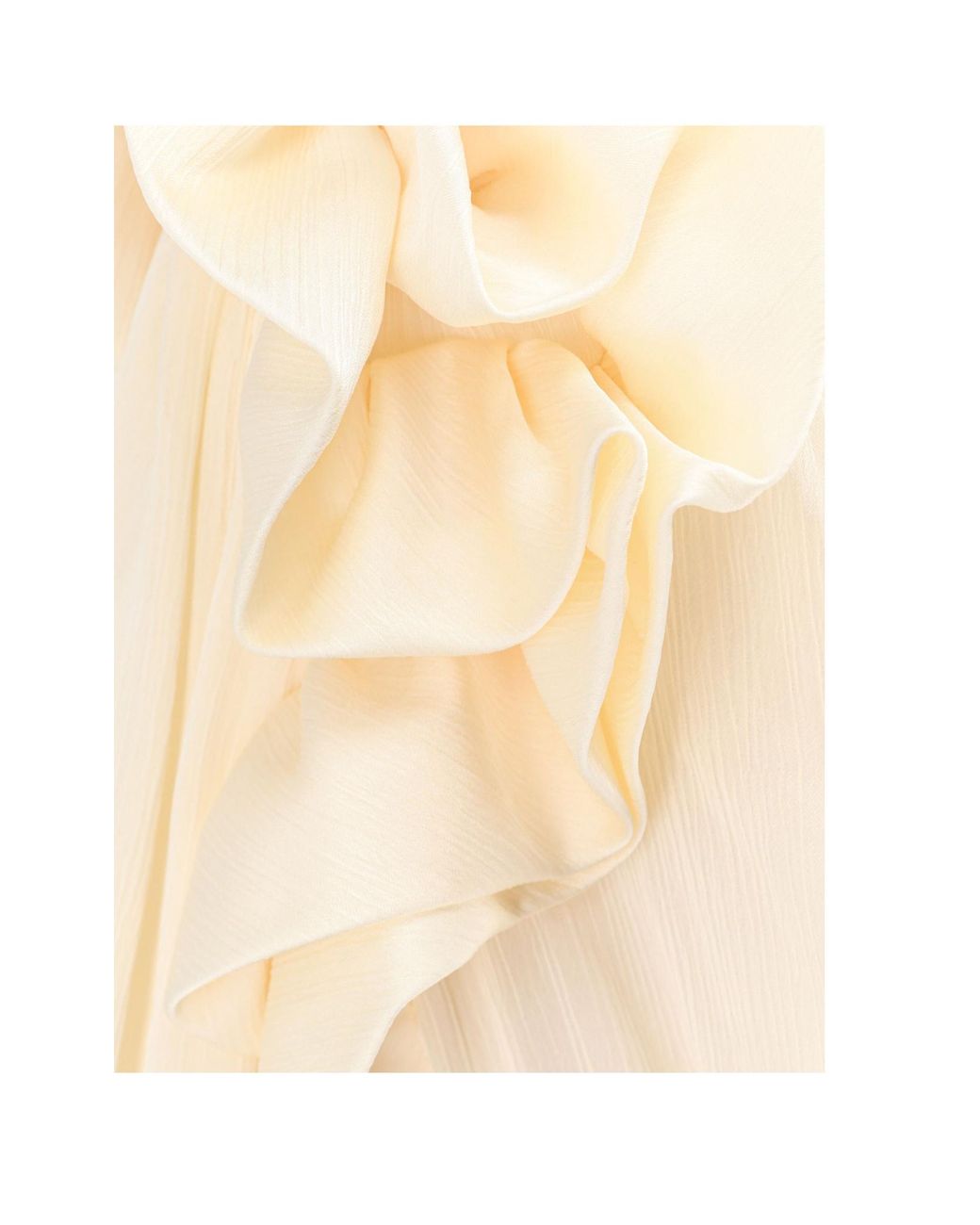 Pinko Natural Floral-Appliqué Cropped Satin Blouse