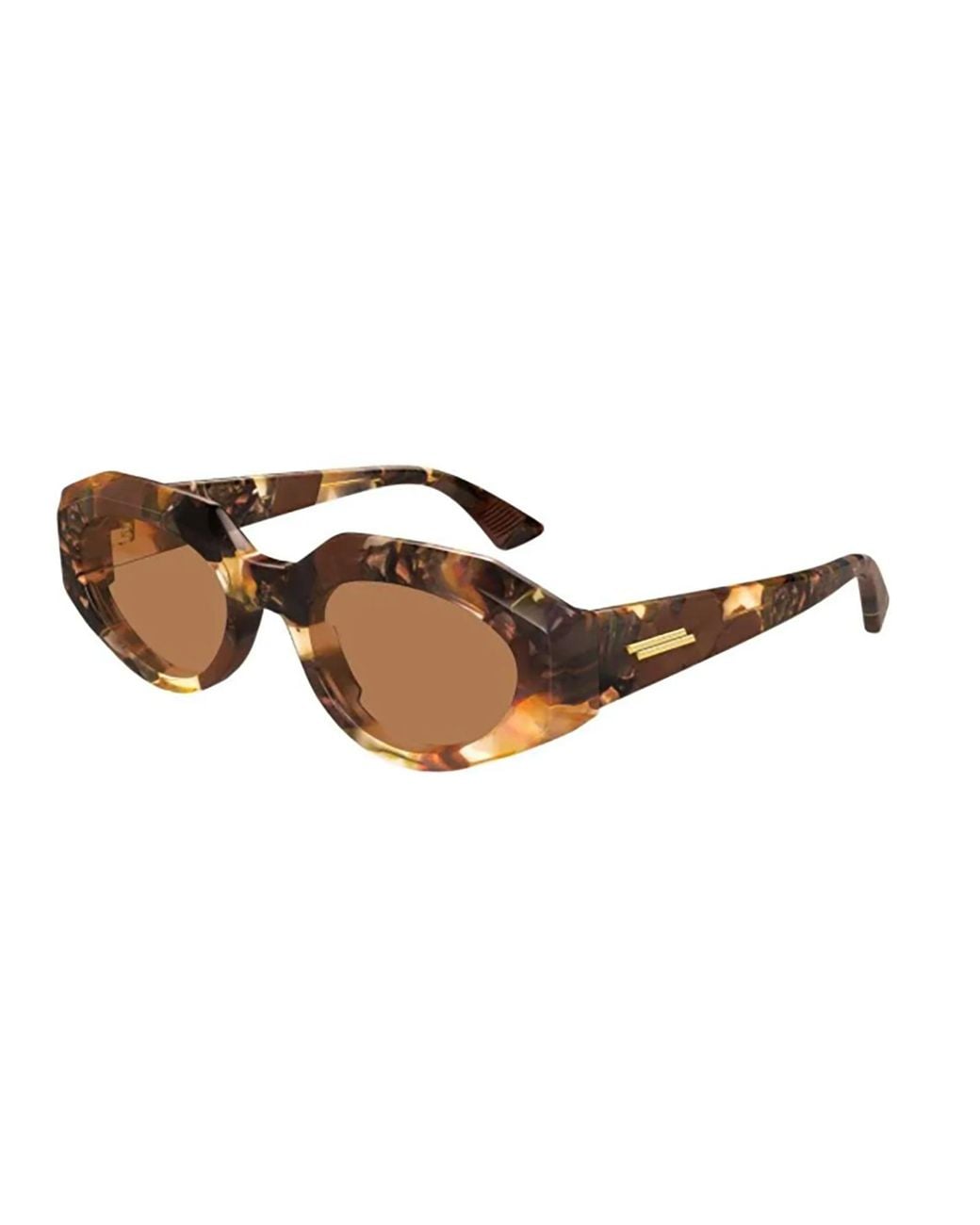 Bottega Veneta Multicolor Eyewear Oval Frame Sunglasses
