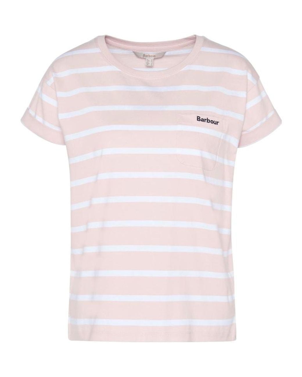 Barbour Pink Otterburn Stripe T-Shirt