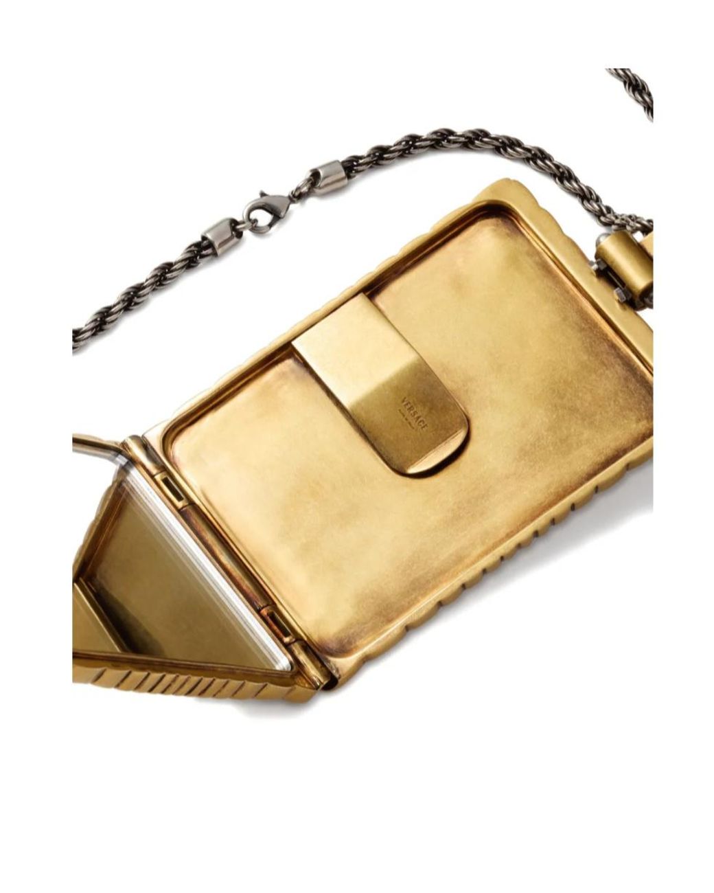 Versace Metallic Circe Locket Necklace