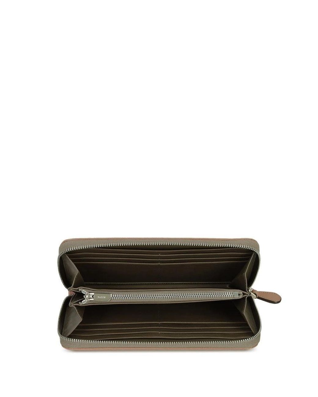 Bally Brown Zipper Purse