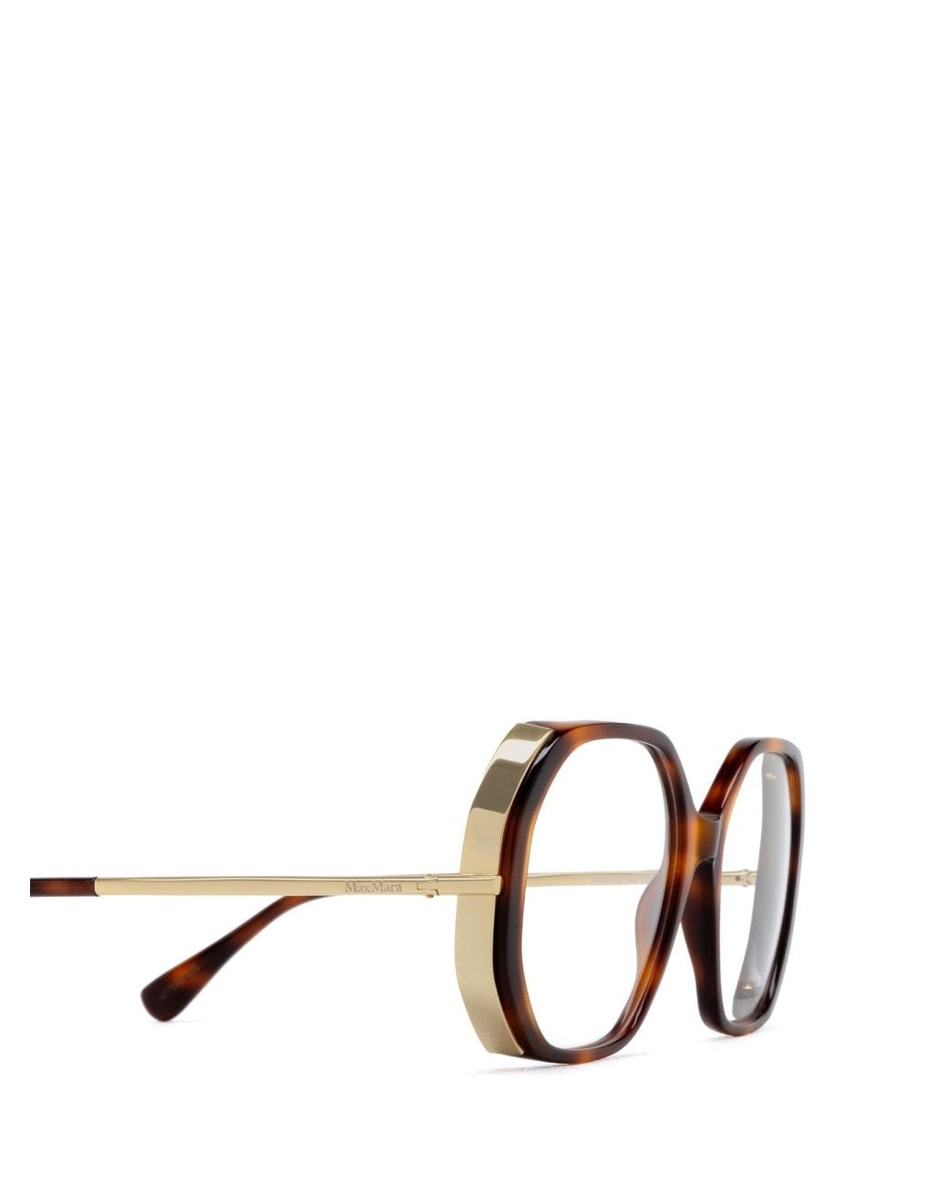 Max Mara Multicolor Geometric Frame Glasses