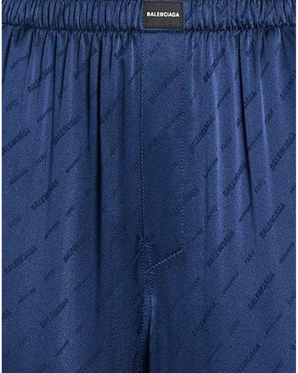 Balenciaga Blue Casual Trousers