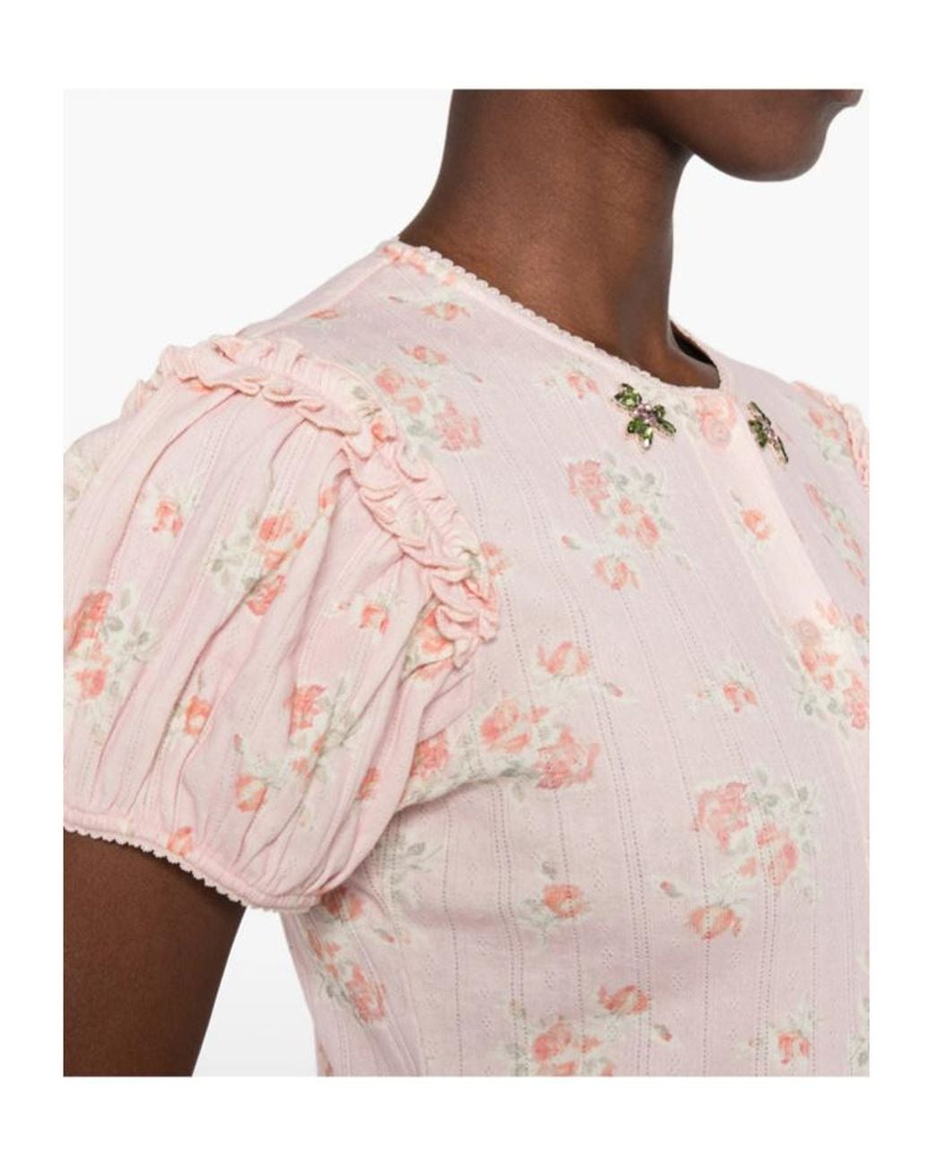 Simone Rocha Black Short-Sleeved Cardigan
