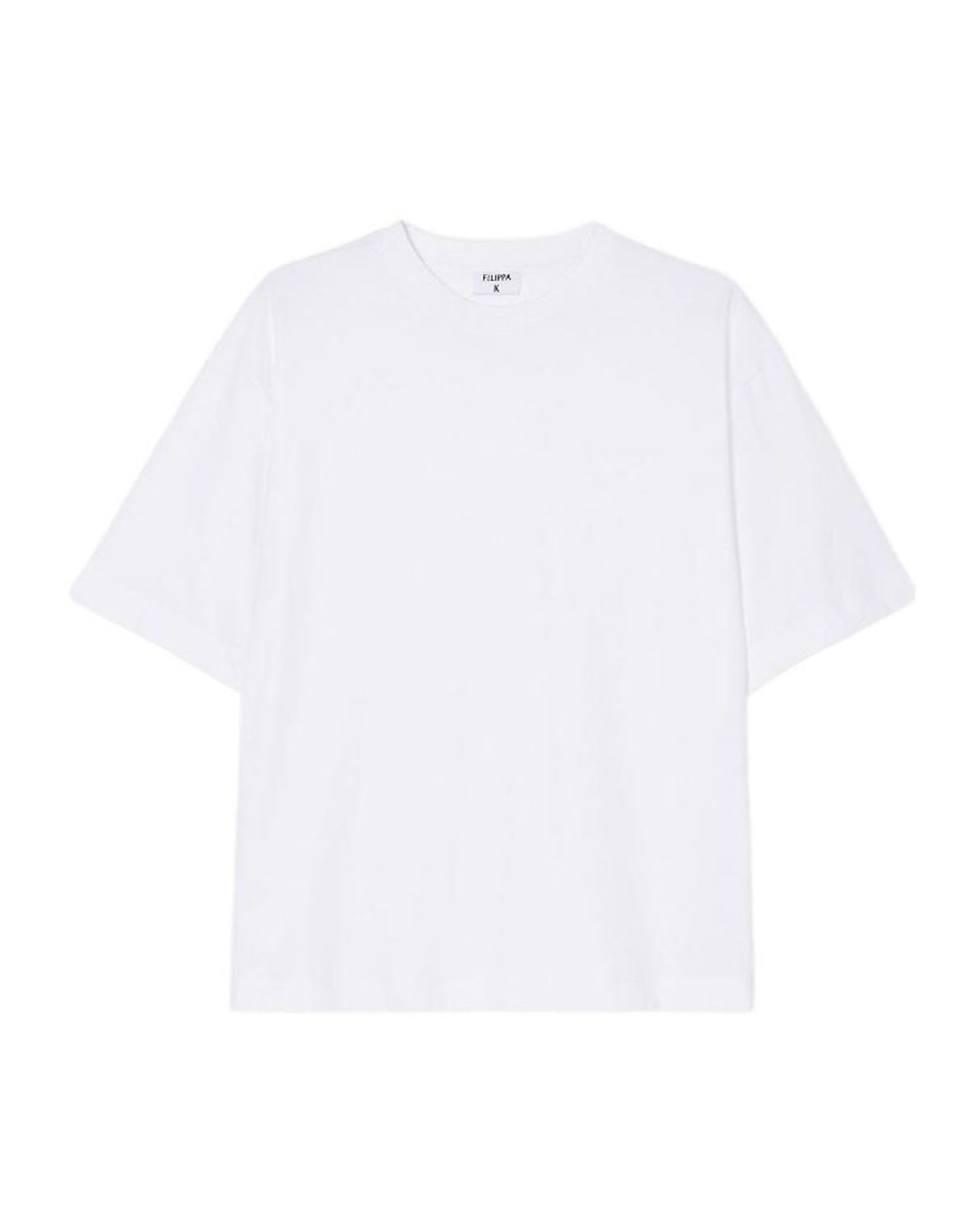 Filippa K White Crew-Neck T-Shirt