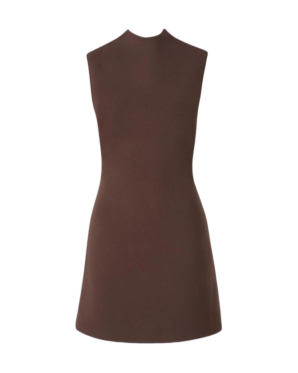 Cult Gaia Brown Harlow Knitted Mini Dress