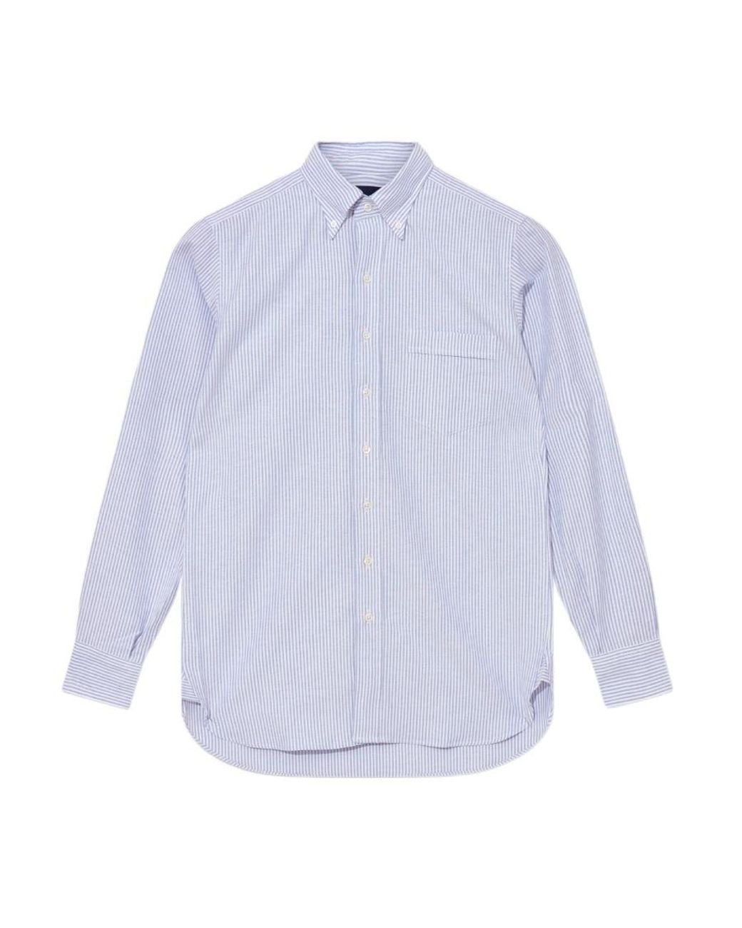 Drake's White Long-Sleeved Shirt for men
