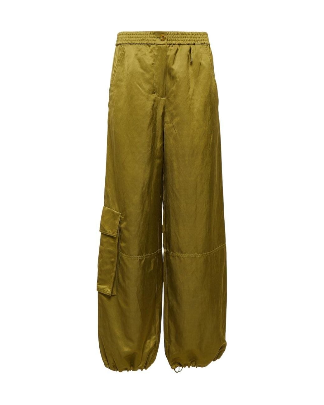 Dorothee Schumacher Green Cargo Casual Pants