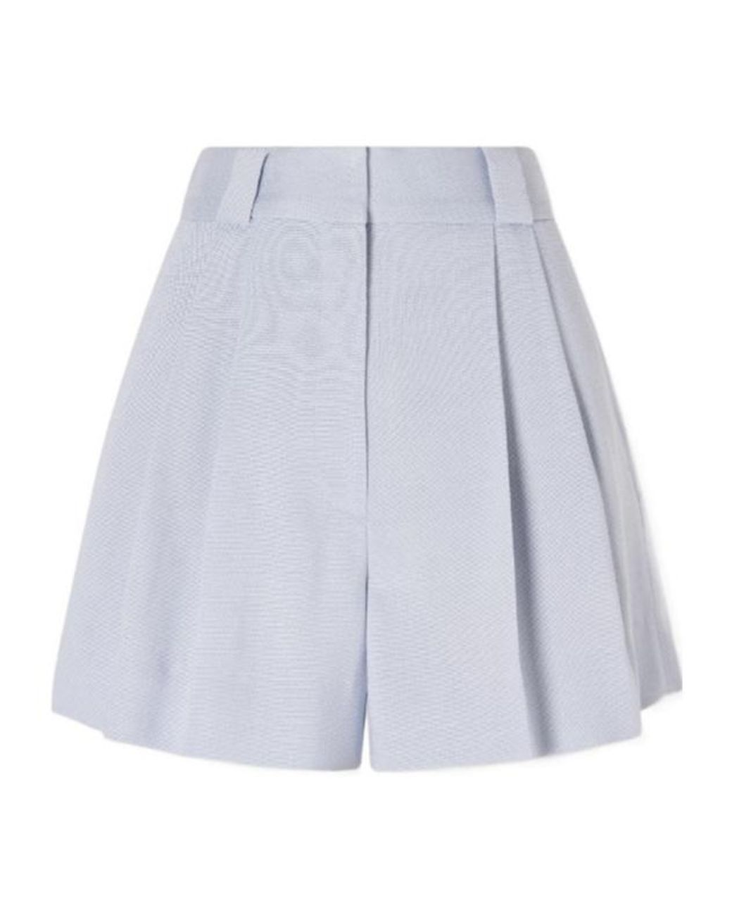 Blazé Milano Blue Pleated Shorts