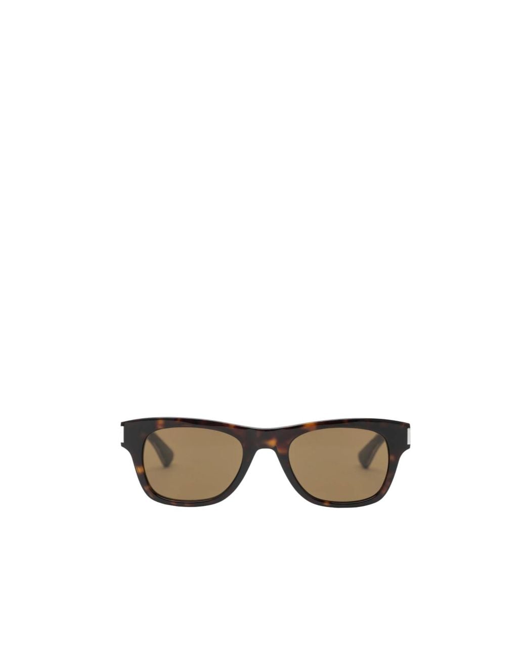Saint Laurent Multicolor Havana Rectangle-Frame Sunglasses for men