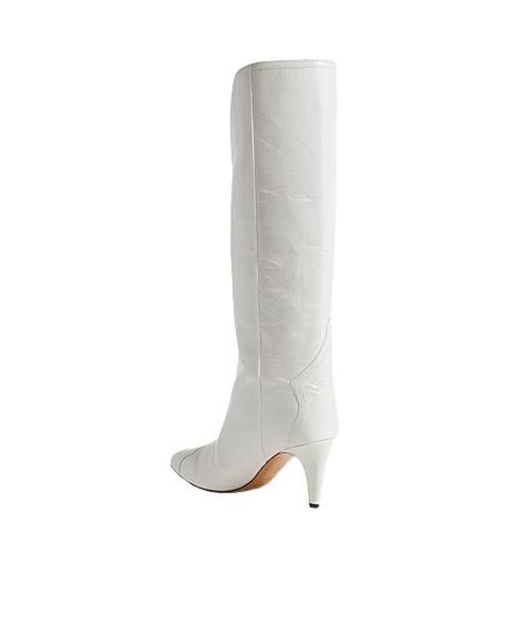 Isabel Marant White Solid Colour Boots