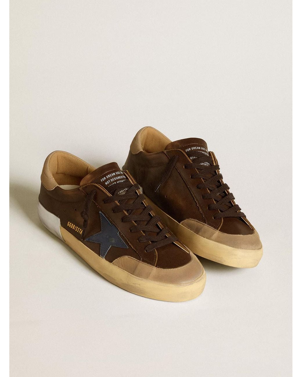 Golden Goose Deluxe Brand Brown Super-Star for men