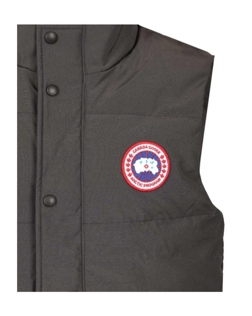 Canada Goose Gray The Garson Sleeveless Jacket Jackets Grey for men