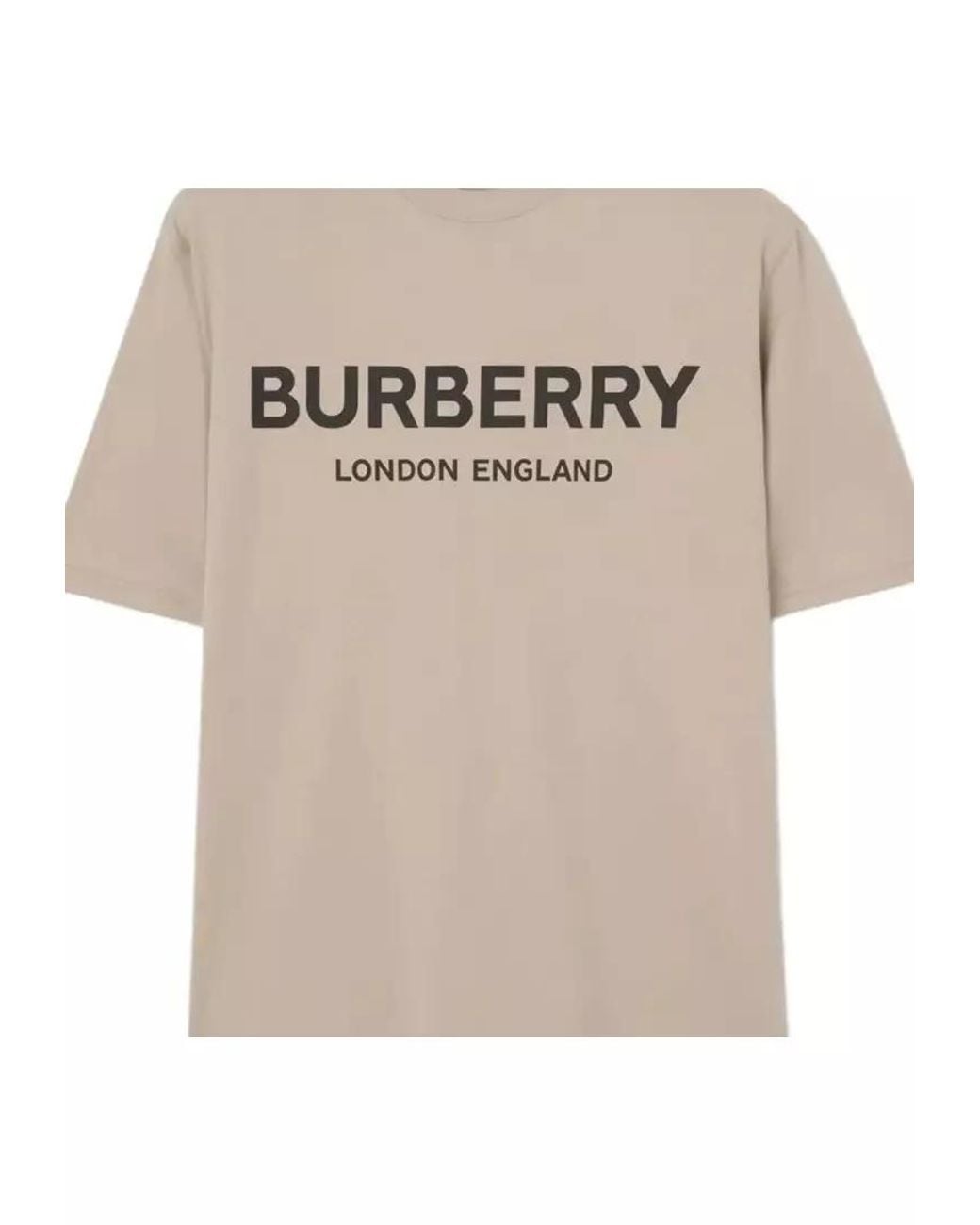 Burberry Natural Logo Cotton T-Shirt for men