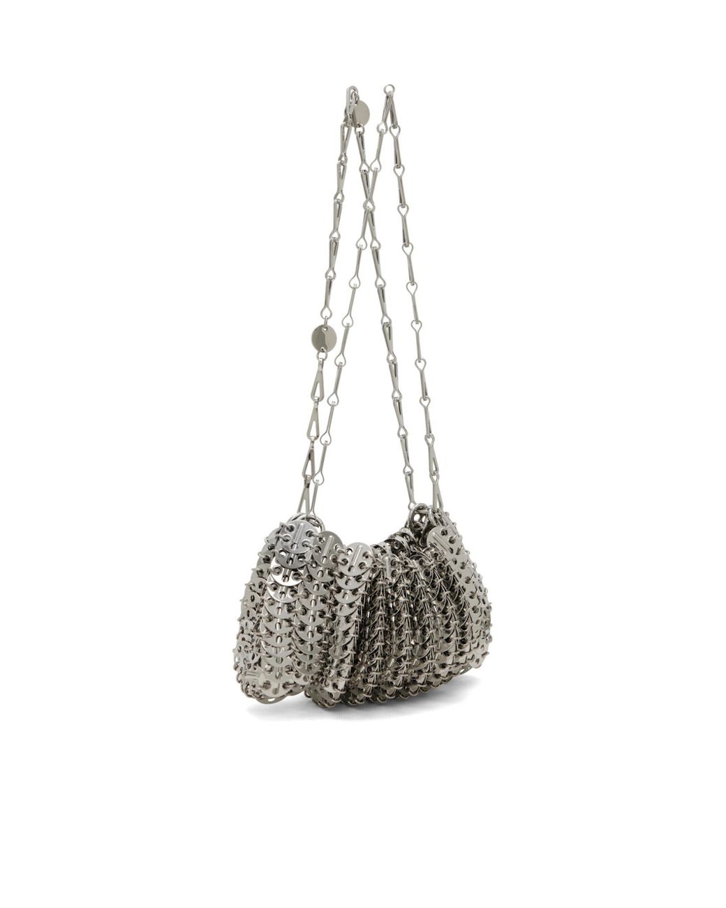 Rabanne White Rabanne Chainmail Shoulder Bag
