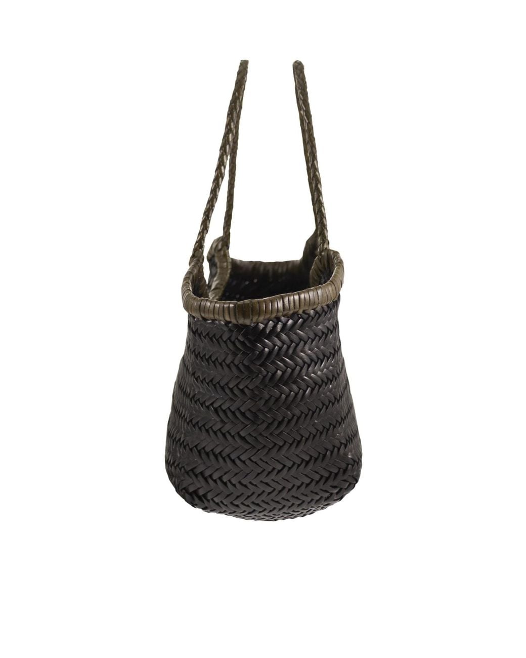 Dragon Diffusion Black Nantucket Woven Tote Bag