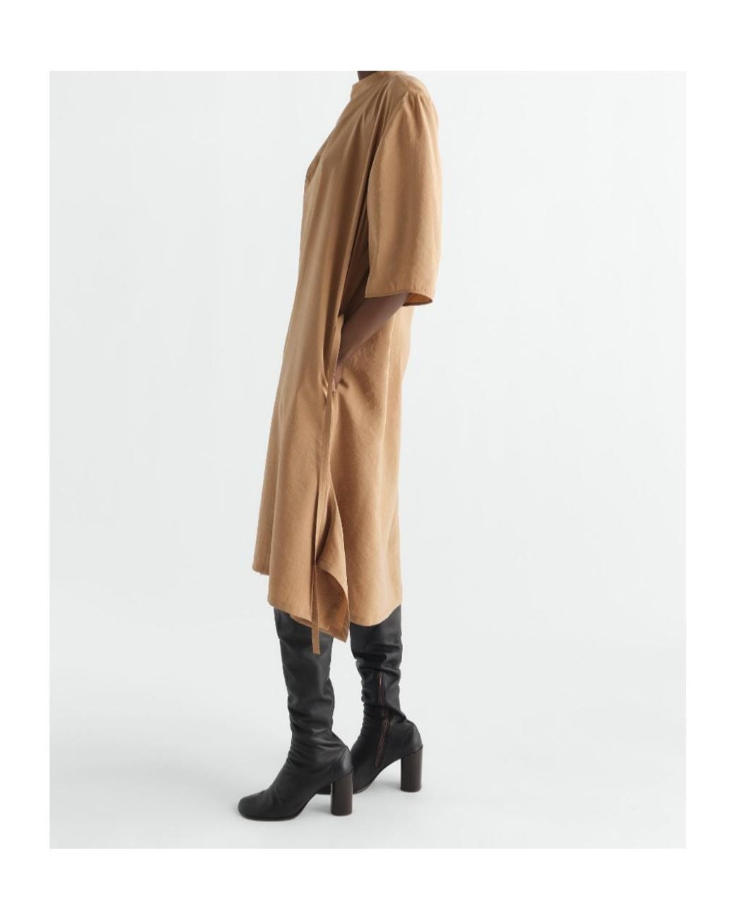 Lemaire Natural Soft-Collar Dress