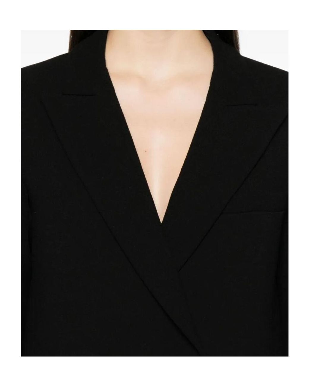 Blazé Milano Black Blazé Milano Reesse Double-Breasted Jacket