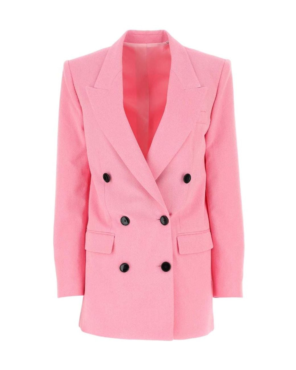 Isabel Marant Pink Wool Oversize Nevim Blazer